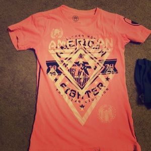 Pink American fighter